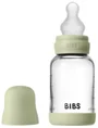 Biberon din sticla anticolici BIBS Sage cu tetina din silicon 0+ luni, 120 ml foto