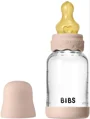 Biberon din sticla anticolici BIBS Boheme Blush cu tetina din latex 0+ luni, 120 ml foto