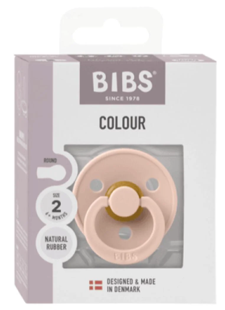 Suzeta rotunda din latex BIBS Blush (6-18 luni) - Ambalaj premium foto