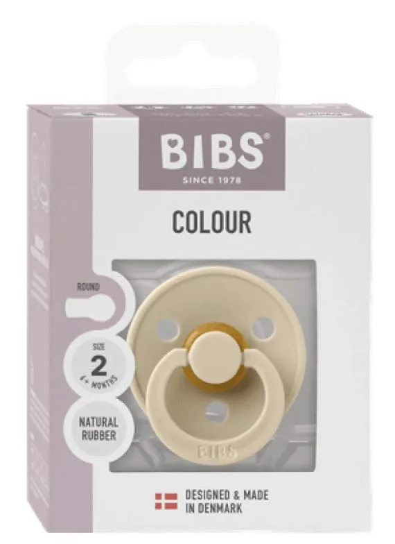 Suzeta rotunda din latex BIBS Vanilla (6-18 luni) - Ambalaj premium foto