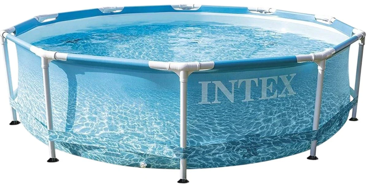 image for Piscina cu cadru metalic Intex Beachside, 305x76 cm, 4485 l foto