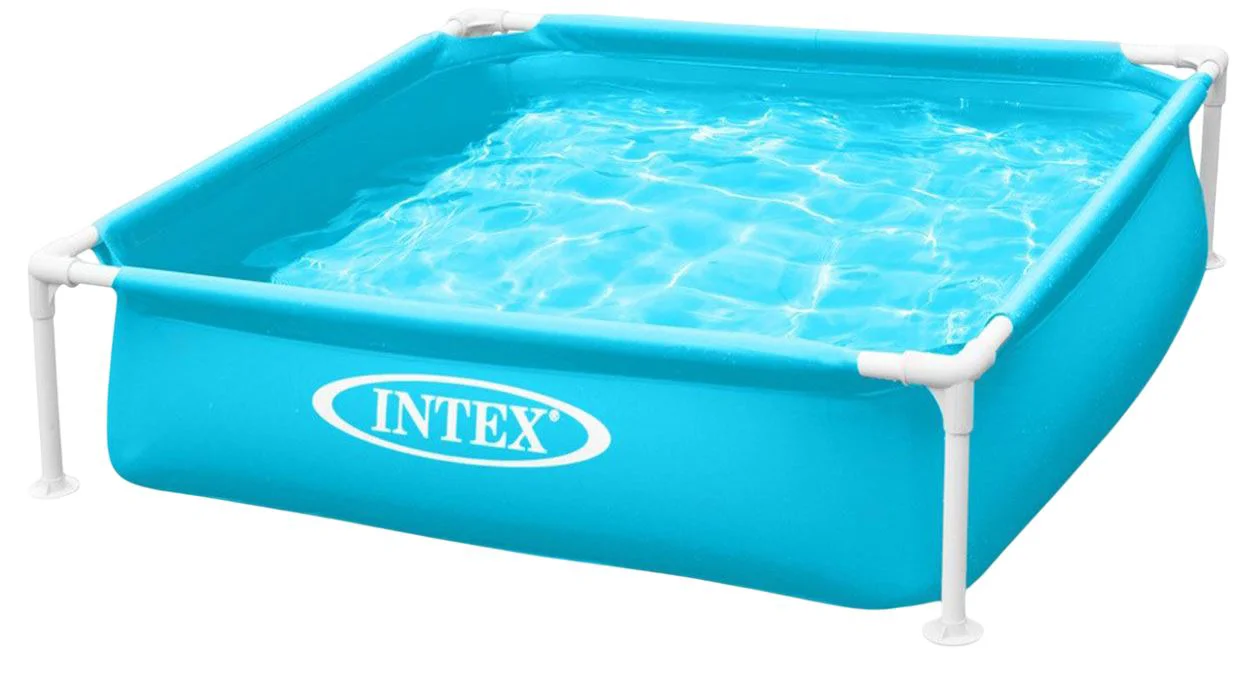 Бассейн с металлическим каркасом Intex, 122×122×30 см, 342 л foto