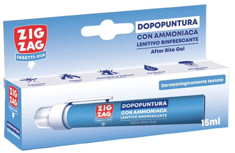 Gel dupa muscaturi de insecte Zig Zag cu amoniac, 15 ml foto