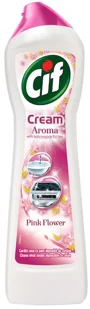 Crema de curatat cu microparticule Cif Cream Aroma Pink Flower, 500 ml foto