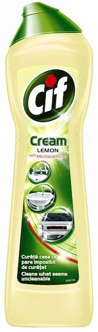 image for Crema de curatat cu microparticule Cif Cream Lemon, 500 ml foto