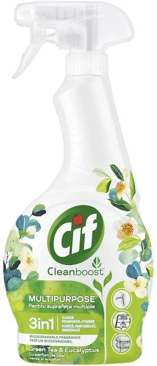 image for Spray de curatat Cif Green Tea&Eukalyptus, 500 ml foto