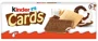 Biscuiti cu umplutura de lapte si de cacao Kinder Cards, 128 g foto