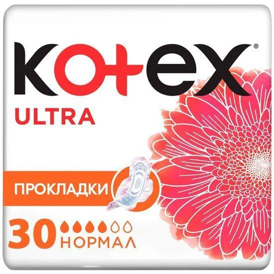image for Прокладки Kotex Ultra Normal Quadro, 30 шт. foto