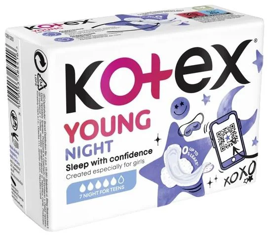 image for Прокладки Kotex Young Night, 7 шт. foto