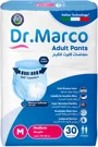 Подгузники-трусы для взрослых Dr. Marco Medium, 30 шт. foto