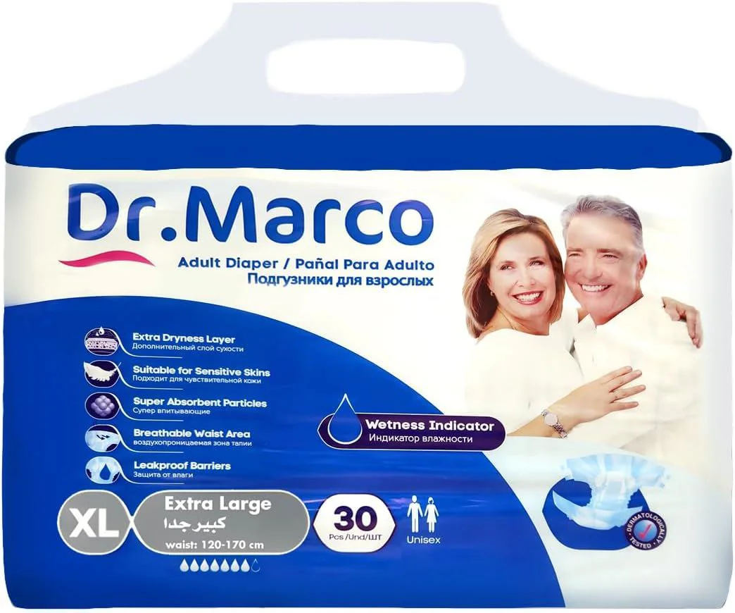 image for Scutece pentru maturi Dr. Marco Extra Large, 30 buc. foto
