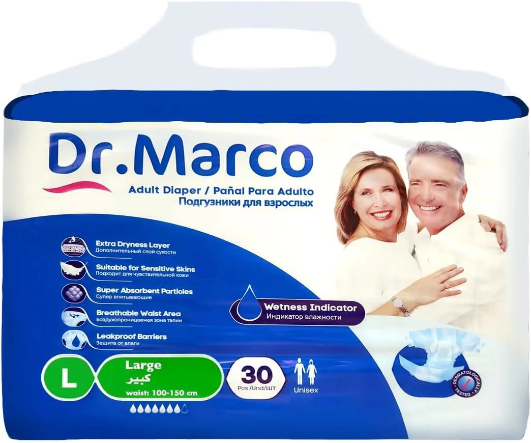 image for Scutece pentru maturi Dr. Marco Large, 30 buc. foto