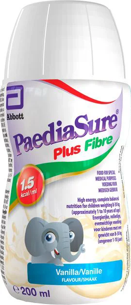 image for Formula nutritionala PaediaSure Plus Fibre cu gust de vanilie (1-10 ani), 200 ml foto