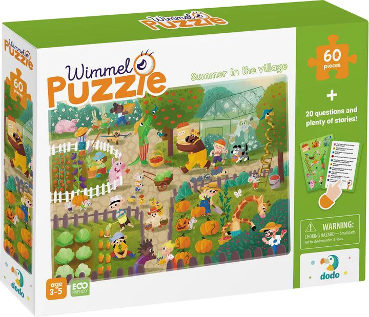 image for Joc de dezvoltare-puzzle Dodo Vara in sat, 60 el. foto