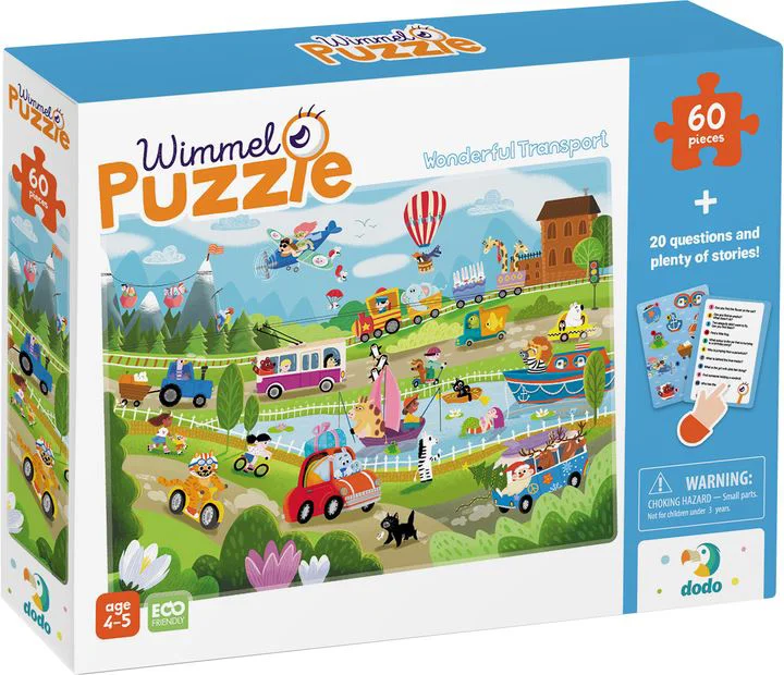 image for Joc de dezvoltare-puzzle Dodo Transport, 60 el. foto