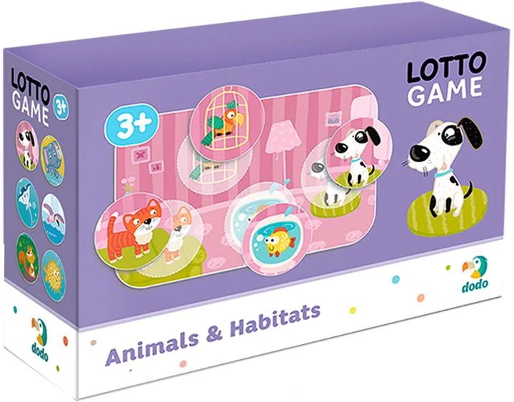 image for Joc de masa loto Dodo Animalele si habitatele lor foto