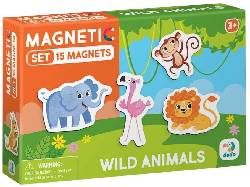 image for Joc magnetic Dodo Animale Salbatice, 15 el. foto