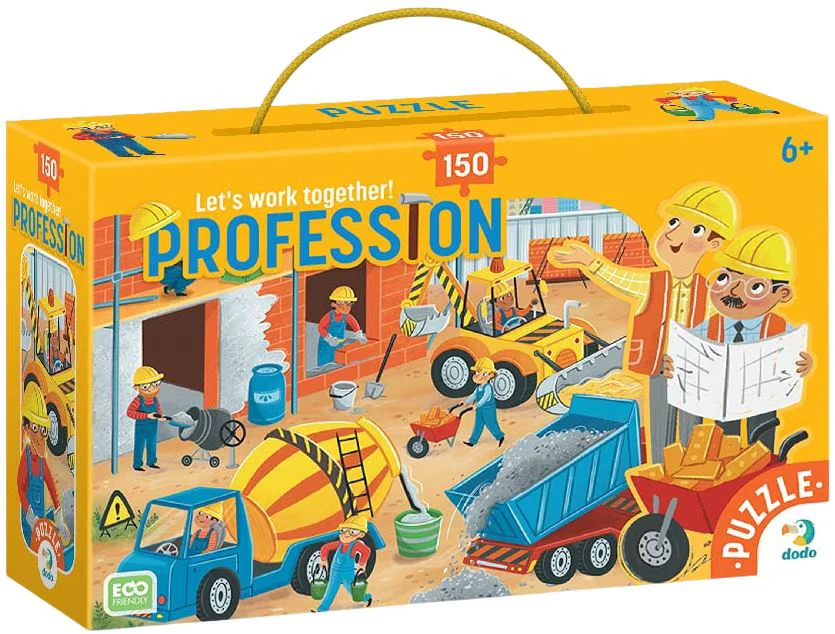 Puzzle Dodo Profesii: Constructor, 150 el. foto