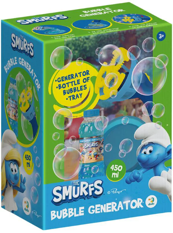 image for Suflanta cu bule Dodo Smurfs, 450 ml foto