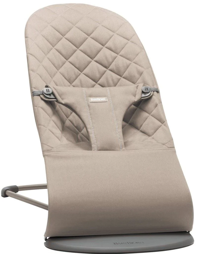 image for Кресло-шезлонг BabyBjorn Bliss Woven C-Quilt, Sand grey foto