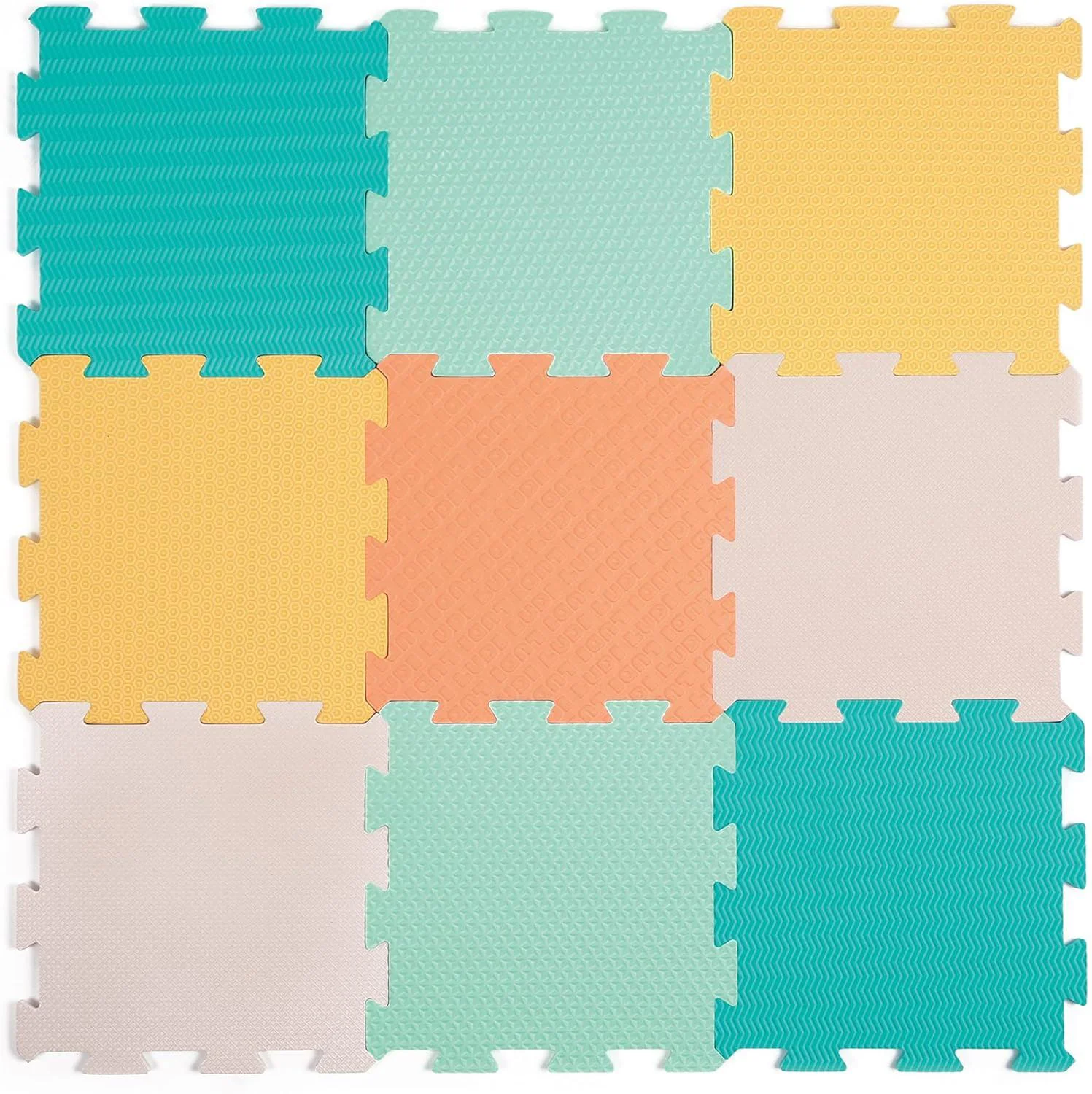 image for Covoras puzzle din spuma Ludi Giant Puzzle, 9 buc. foto