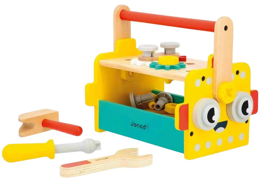 image for Cutia de scule din lemn Janod Brico Kids Robot foto