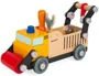 Camion din lemn cu unelte Janod DIY Brico'Kids foto