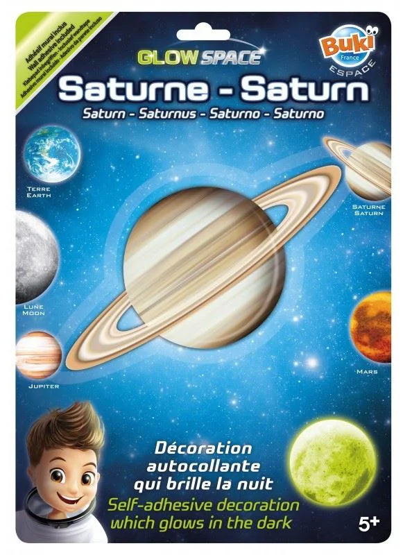 image for Sticker decorativ fosforescent Buki Saturn foto