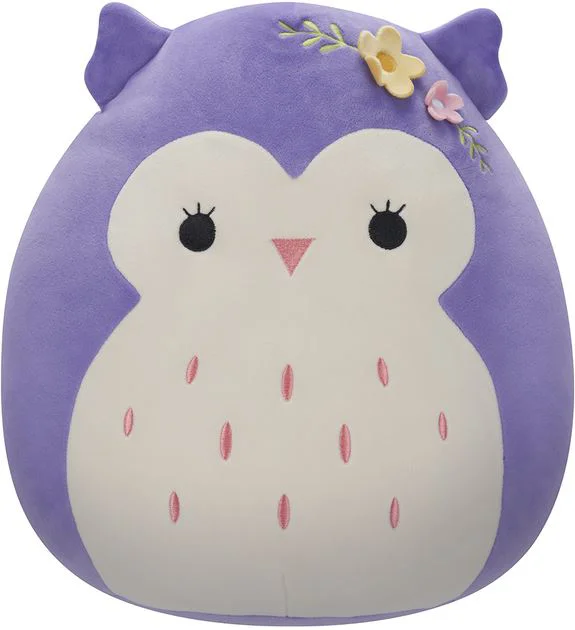 Jucarie de plus Squishmallows Bufnita Holly, 30 cm foto