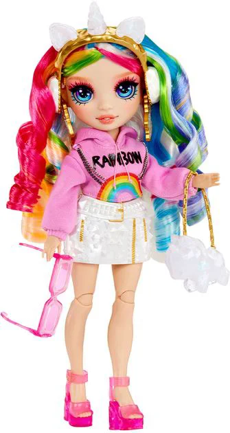 image for Papusa Amaya Raine Rainbow High, seria Creative Crystals foto