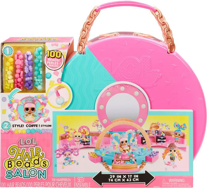 Set de joaca cu papusa L.O.L. Surprise!, seria Hair Beads Salon foto