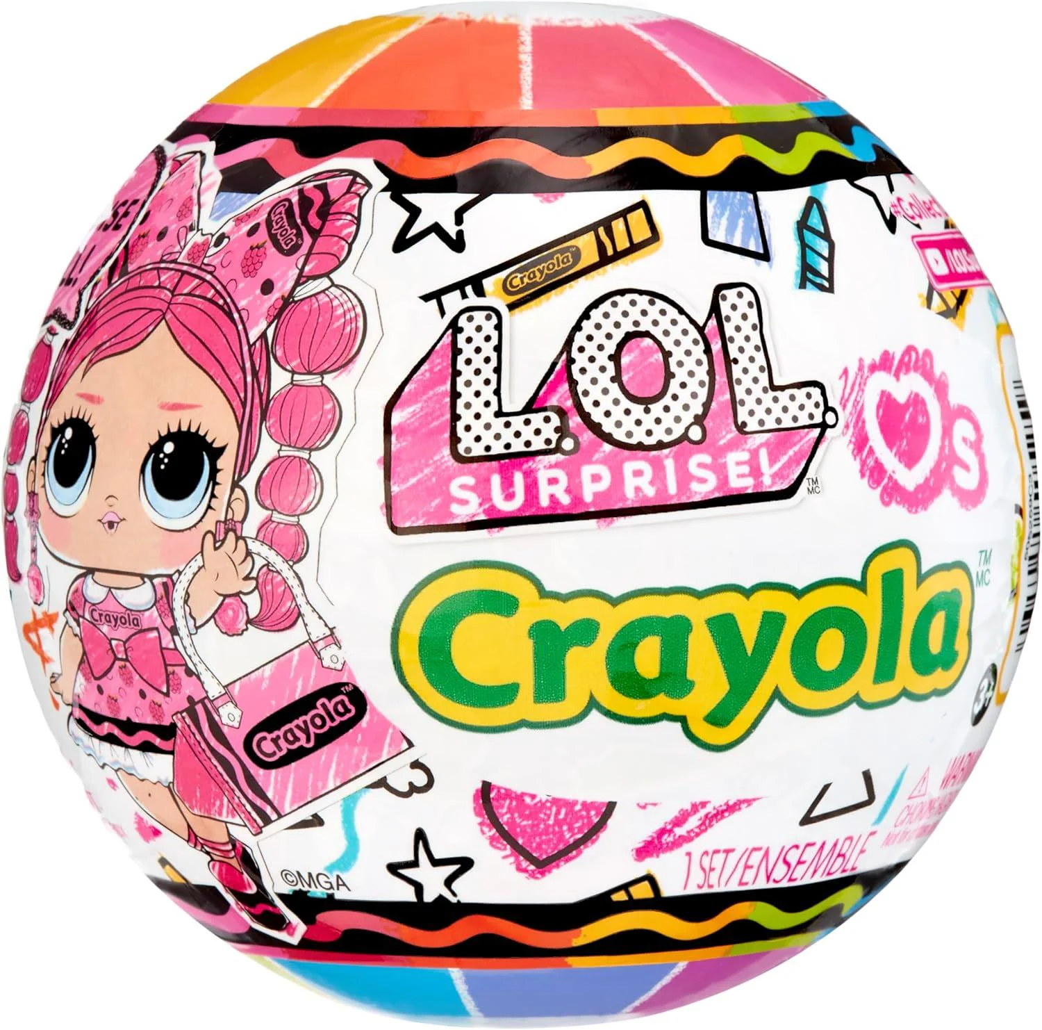 Papusa L.O.L. SURPRISE! Loves Crayola foto