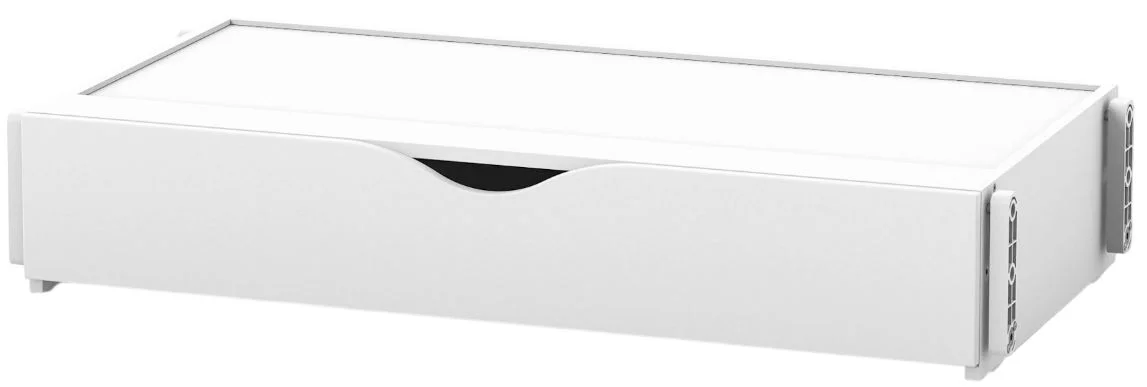 image for Sertar universal cu mecanism de leganare transversala pentru patut Veres White foto