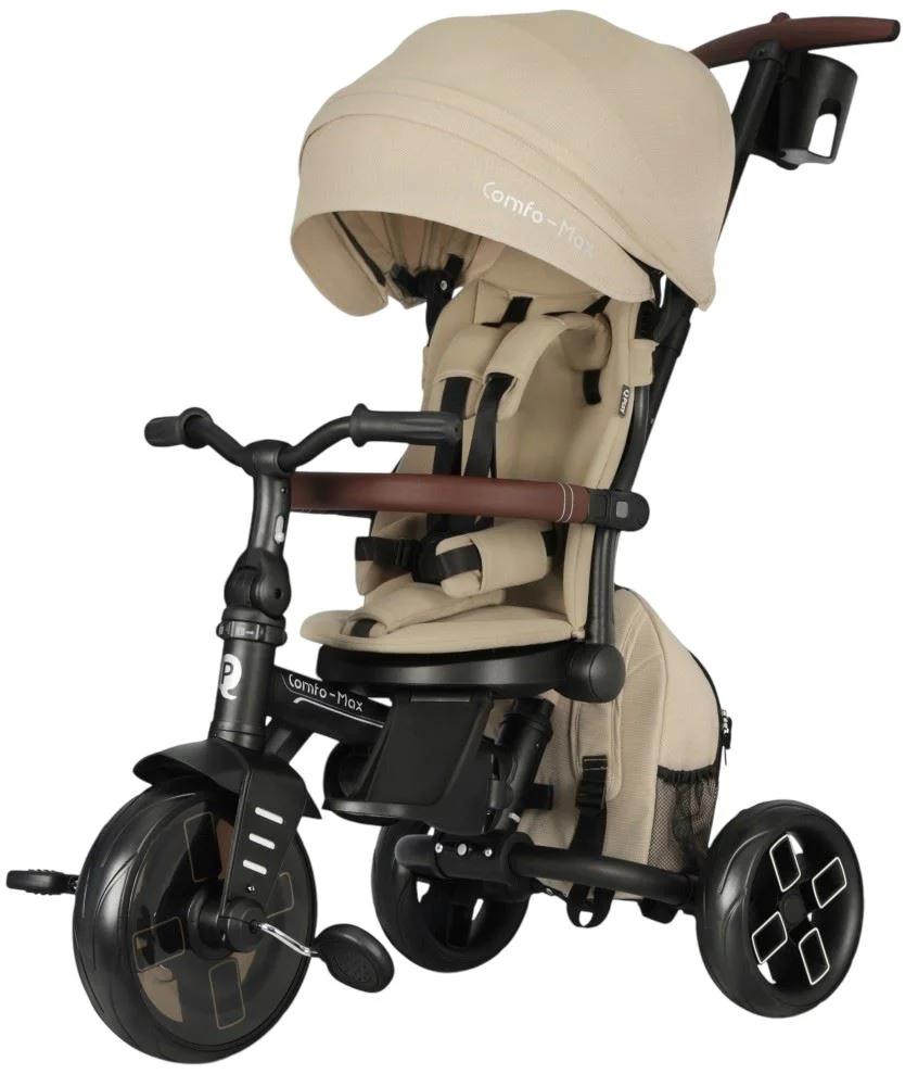Tricicleta Qplay Comfo Max Beige foto
