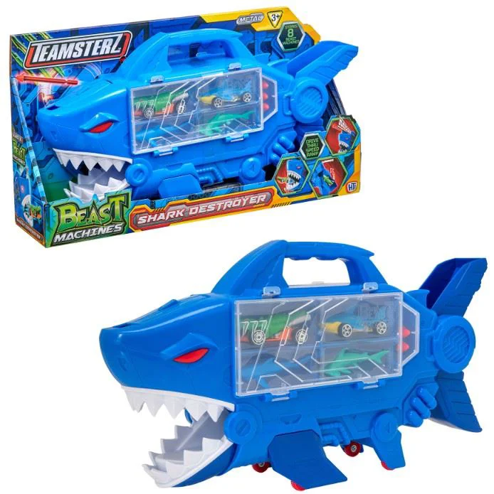 image for Lansator si transportor de masinute Atacul Rechinului HTI Teamsterz foto