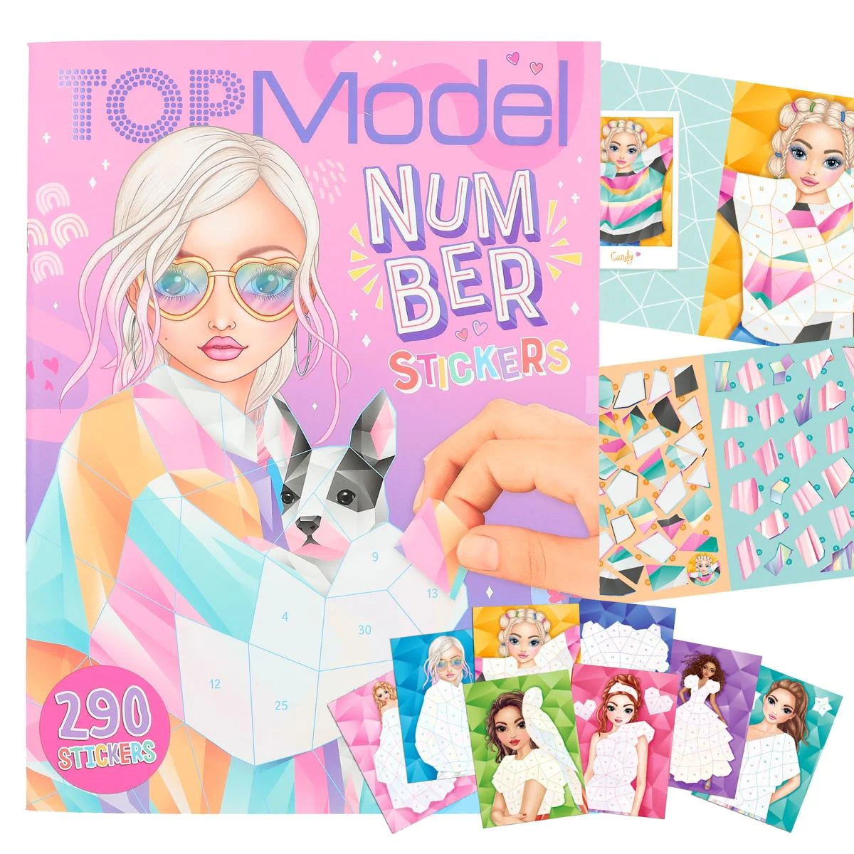 image for Carte cu autocolante TOPModel Lipeste dupa numar foto