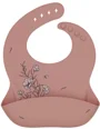 Силиконовый нагрудник KikkaBoo Platinum Flora Blush foto