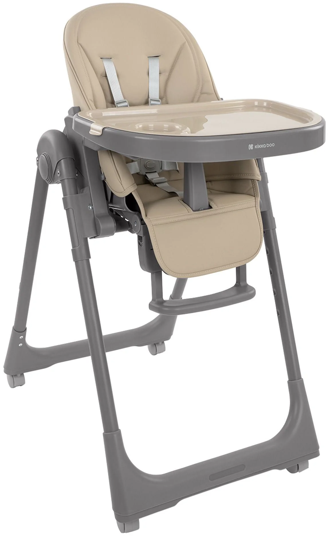 image for Scaun de masa KikkaBoo Pastello 2 Beige foto