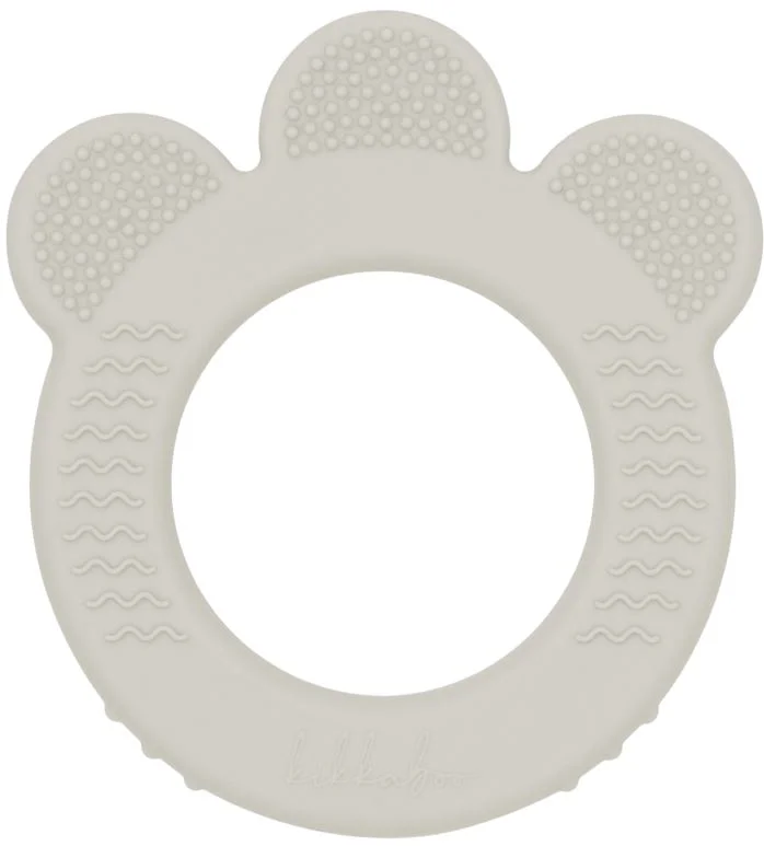 image for Inel gingival din silicon KikkaBoo Platinum Sand foto