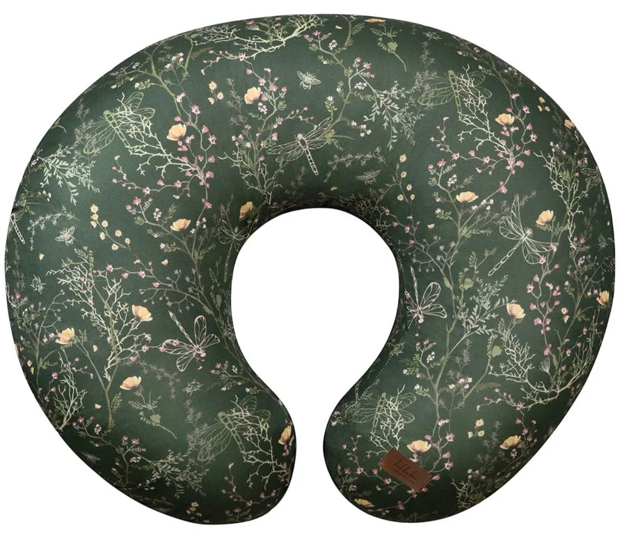 image for Perna pentru alaptare KikkaBoo Secret Garden Green foto