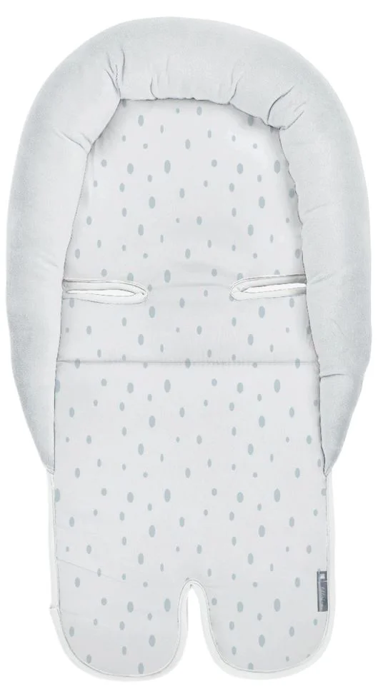 image for Salteuta cu spuma de memorie pentru scaun auto KikkaBoo Dots Blue foto