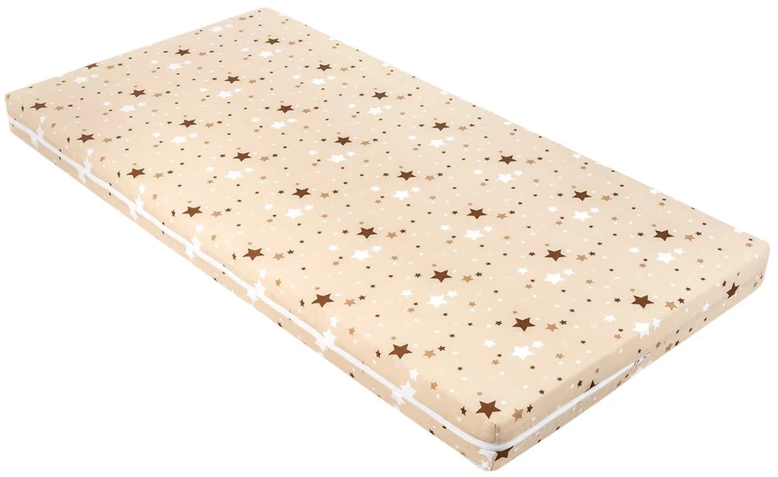 image for Saltea pentru patut KikkaBoo Fantasia Plus Stars Beige, 120x60x8 cm foto