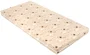 Saltea pentru patut KikkaBoo Fantasia Plus Stars Beige, 120x60x8 cm foto