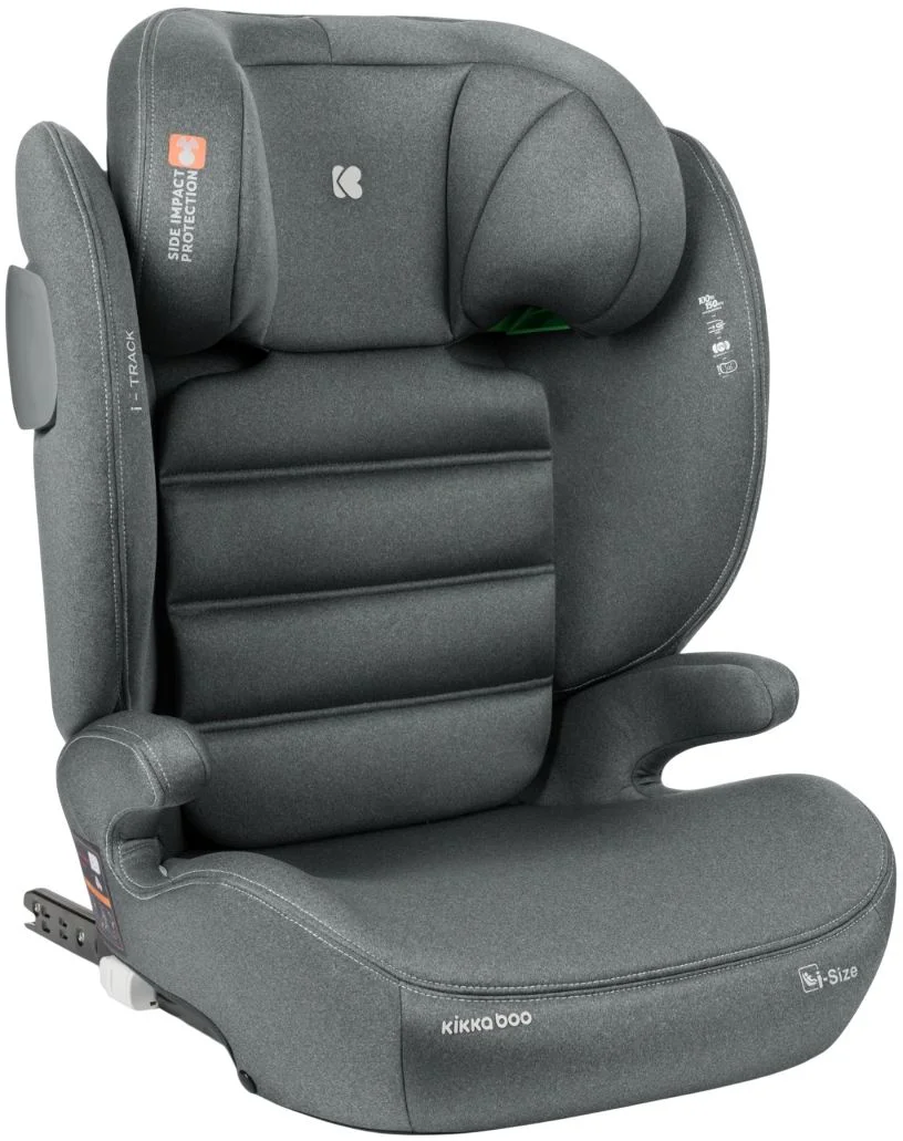 image for Автокресло с системой Isofix i-Size KikkaBoo i-Track Dark Grey, 100–150 см foto