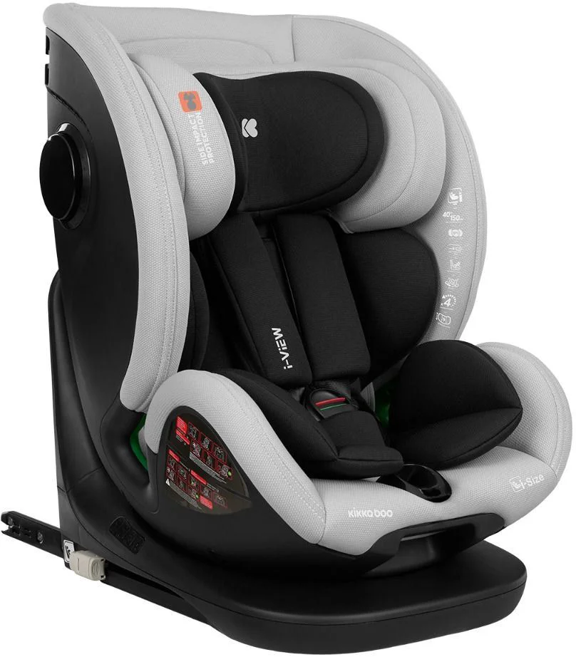 image for Автокресло KikkaBoo i-View Light Grey i-Size, 40-150 см foto