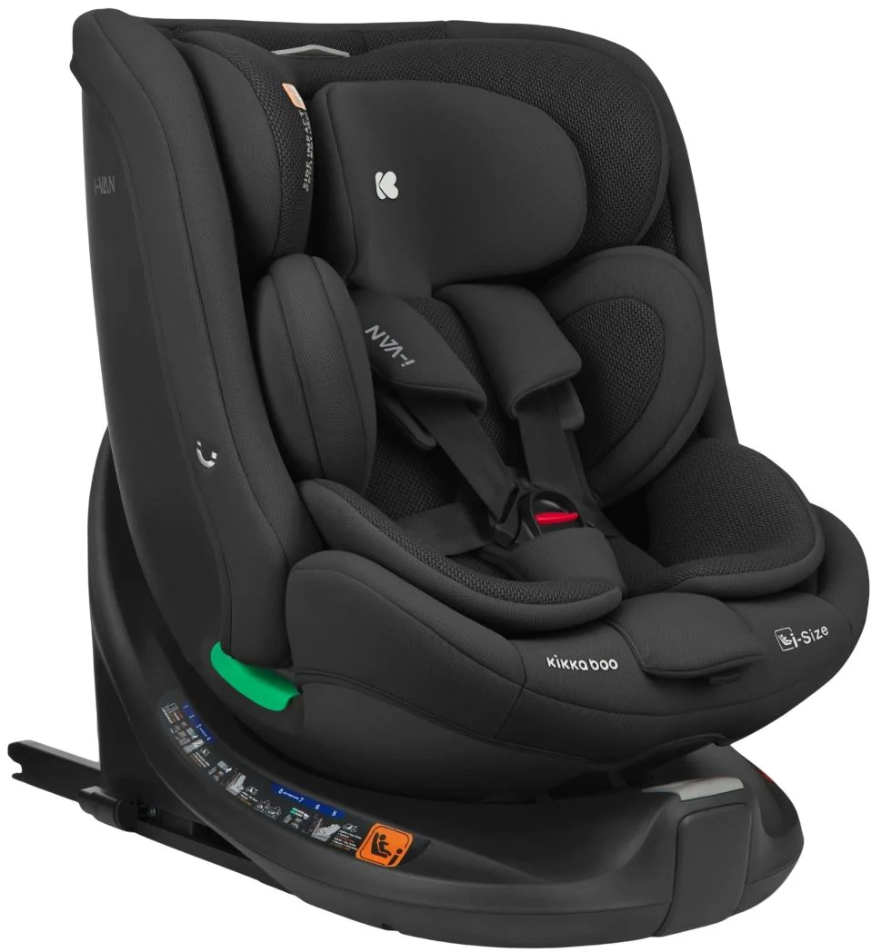image for Автокресло KikkaBoo i-Van Black i-Size, 40-150 см foto