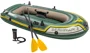 Barca gonflabila Intex Seahawk 2 cu vasle si pompa, 236x114x41 cm, pana la 240 kg foto