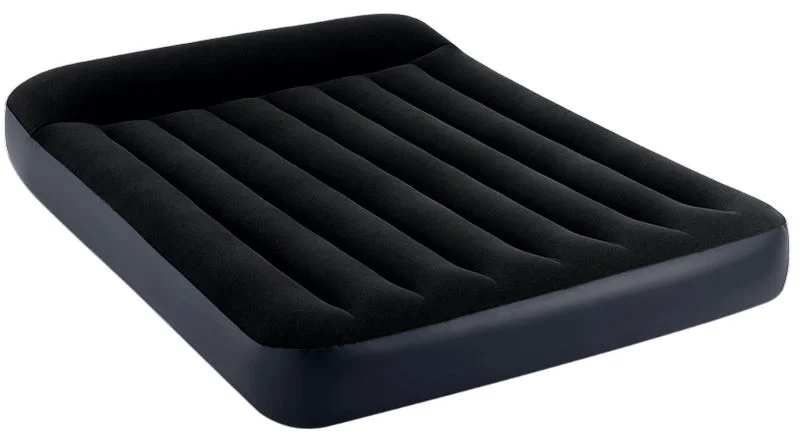 image for Saltea gonflabila Intex Pillow Rest Classic cu tetiera si pompa 220-240V, 137x191x25 cm foto