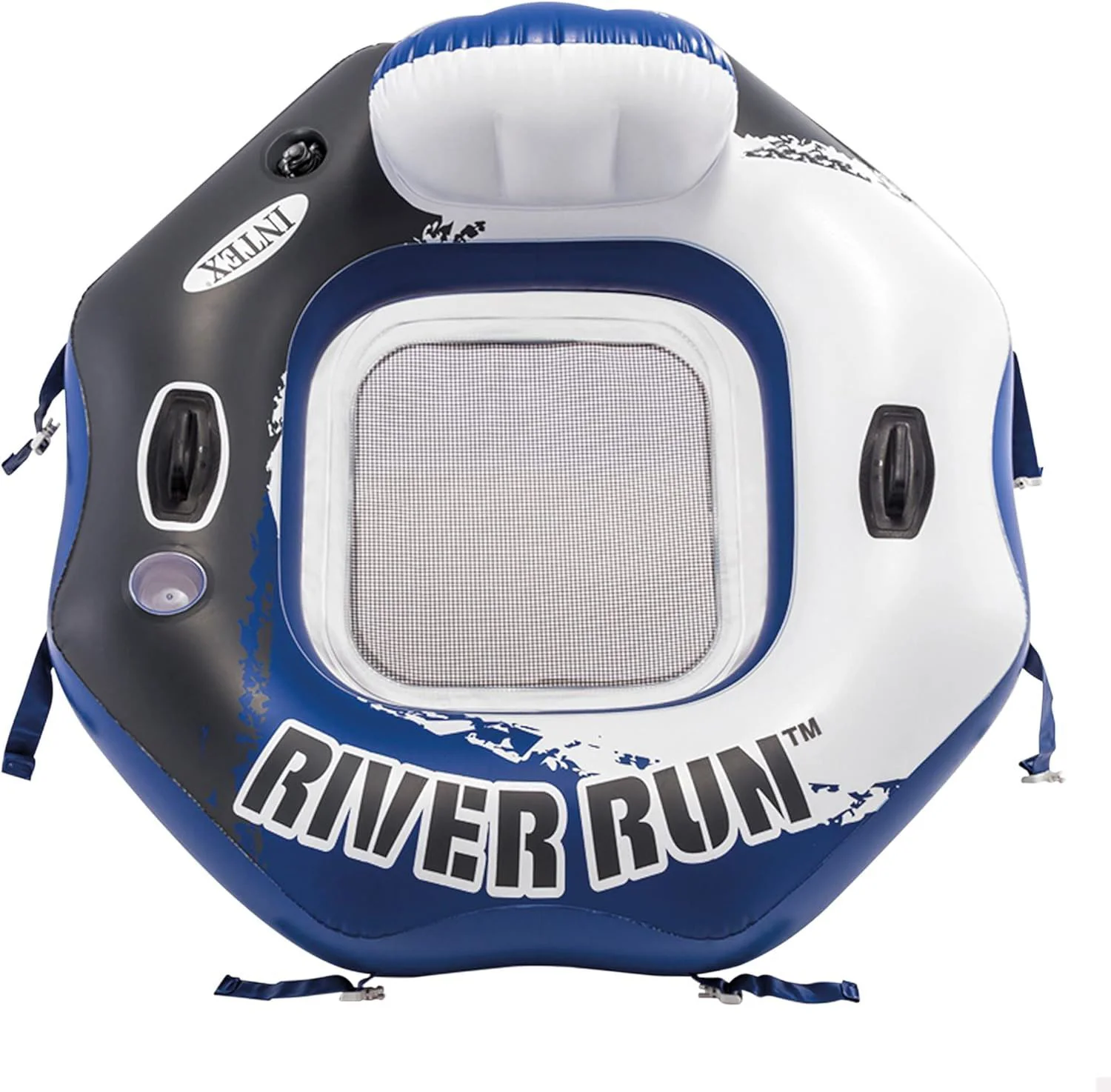 Cerc plutitor gonflabil Intex River Run, 130x126 cm, pana la 100 kg foto
