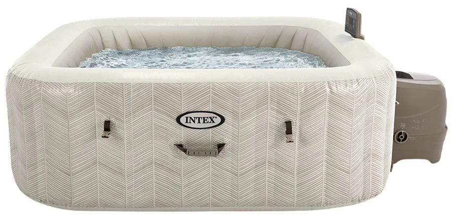Jacuzzi SPA gonflabil Intex Chevron Deluxe, 193x71 cm, 1098 l, 6 persoane foto
